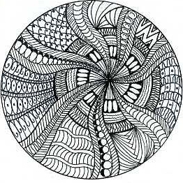 Мастер-класс по рисованию в технике zentangle