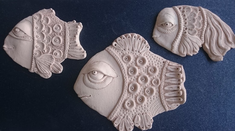 Декоративная фигура Рыба из керамики купить в интернет-магазине по выгодной цене