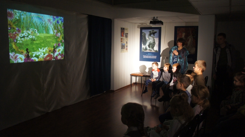 Интерактивный теневой спектакль «Дюймовочка» для детей